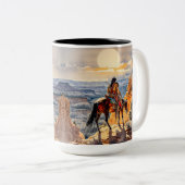 アメリカインディアン ツートーンマグカップ (正面右)