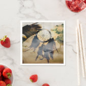 アメリカインディアン・ドリーム・キャッチャー、ウルフイーグル・ナプキンス スタンダードカクテルナプキン (インサイチュ)