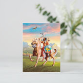 アメリカインディアン・ブレイブオンホース ポストカード (スタンド正面)