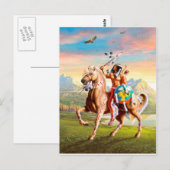 アメリカインディアン・ブレイブオンホース ポストカード (正面/裏面)