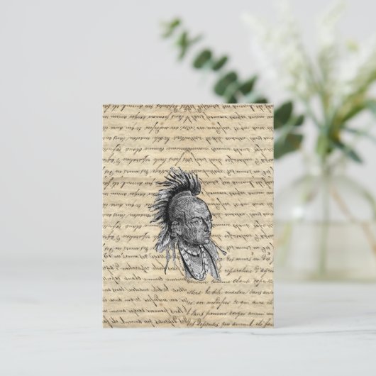 アメリカインディアン ポストカード (スタンド正面)