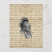 アメリカインディアン ポストカード (正面)