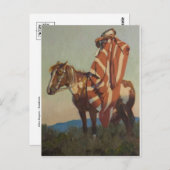 アメリカインディアン ポストカード (正面/裏面)