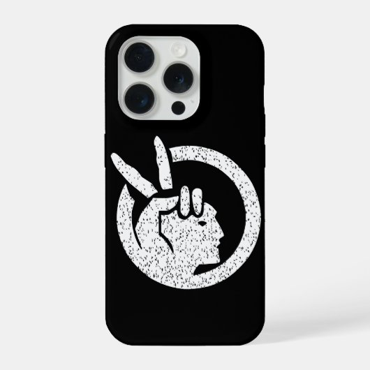 アメリカインディアン+ムーブメントの旗 iPhoneケース (裏面)