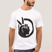 アメリカインディアン+ムーブメントの旗 Tシャツ (正面)