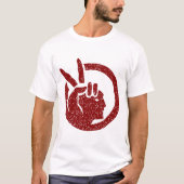アメリカインディアン+ムーブメントの旗 Tシャツ (正面)