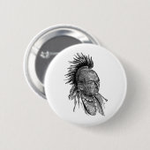 アメリカインディアン 缶バッジ (正面&裏面)