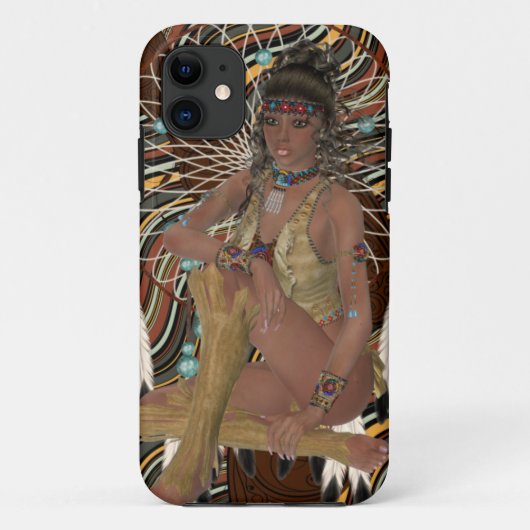 アメリカインディアン Case-Mate iPhoneケース (裏面)