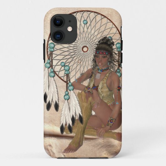 アメリカインディアン Case-Mate iPhoneケース (裏面)