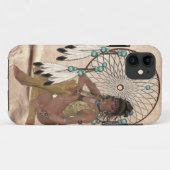 アメリカインディアン Case-Mate iPhoneケース (裏面(横))