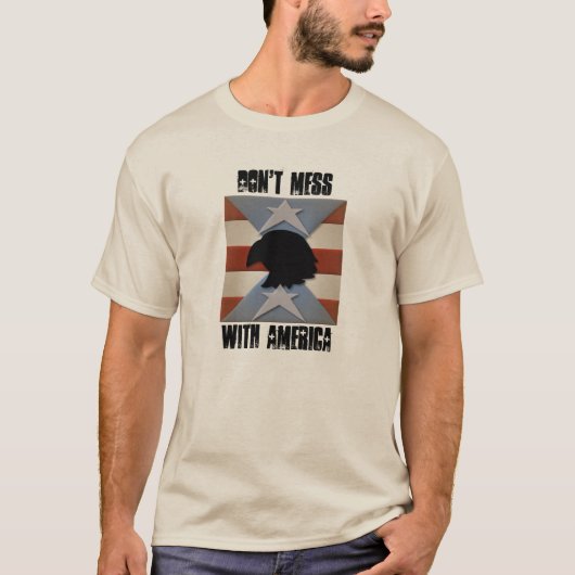 アメリカイーグルを台無しにしない Tシャツ (正面)