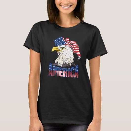 アメリカイーグルアメリカンプライド7月の第4日Sam Liber Tシャツ (正面)