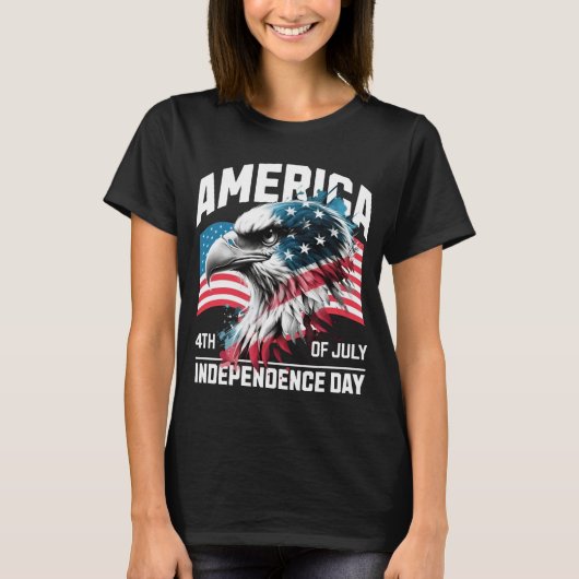 アメリカイーグル独立記念日 Tシャツ (正面)