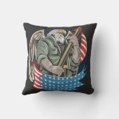 アメリカイーグル装飾用クッション クッション (裏面)