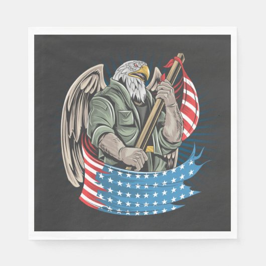 アメリカイーグル スタンダードランチョンナプキン (正面)