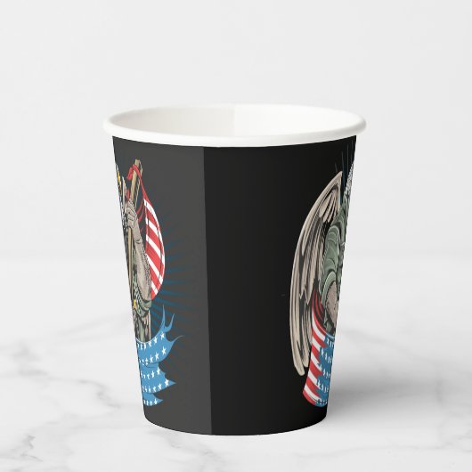 アメリカイーグル 紙コップ (左)