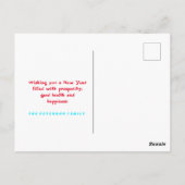 アメリカウクライナクリスマスツリー ポストカード (裏面)