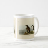 アメリカウズラシギ、オードュボン アメリカの鳥 コーヒーマグカップ (正面右)