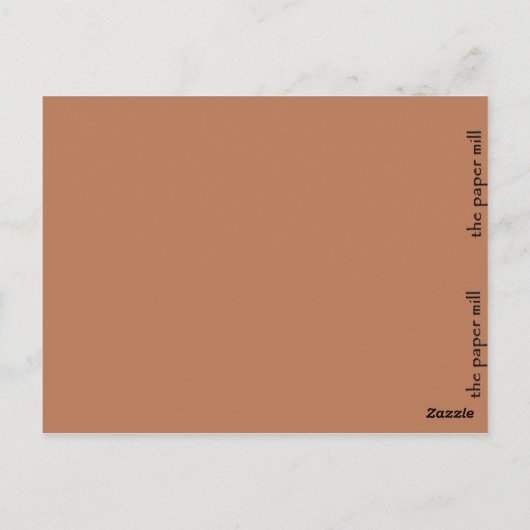 アメリカウッドコックのしおり ポストカード (裏面)