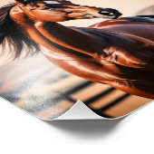 アメリカウマ フォトプリント            (角)