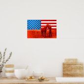 アメリカウマ ポスター (キッチン)