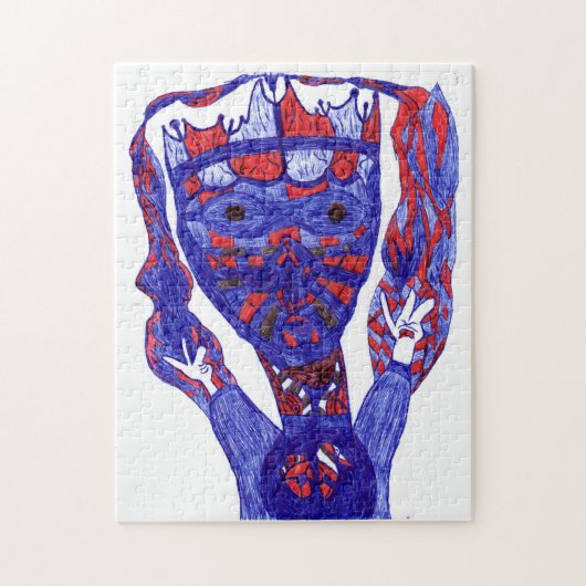 アメリカエイリアンキングパズル! ジグソーパズル (縦)