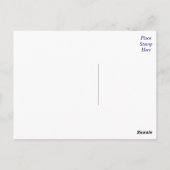 アメリカエスキモエスキーパピードッグ空白のはがき ポストカード (裏面)