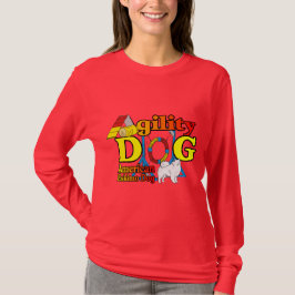 アメリカエスキモー犬の敏捷性ギフト Tシャツ