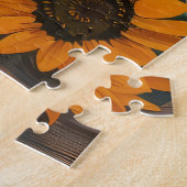 アメリカエスキモ秋の収穫感謝祭の犬 ジグソーパズル (側面)