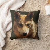 アメリカオオカミ枕 クッション (ブランケット)