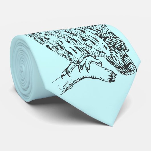 アメリカオオコノハズク ネクタイ (ロール)
