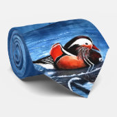 アメリカオシのタイ ネクタイ (ロール)