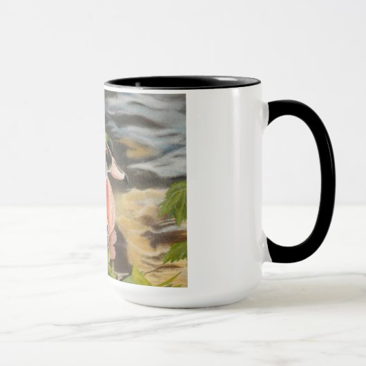 アメリカオシのマグ マグカップ (右)