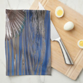 アメリカオシをはためかす翼 キッチンタオル (四つ折り)