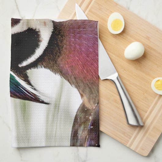 アメリカオシ キッチンタオル (四つ折り)