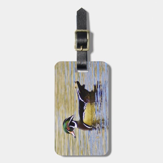 アメリカオシ ラゲッジタグ (正面縦)