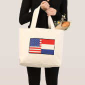 アメリカオランダ ラージトートバッグ (正面(商品))