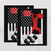 アメリカオリンピック重量挙げ (正面/裏面)