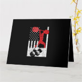 アメリカオリンピック重量挙げ カード (黄色い花)