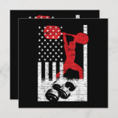 アメリカオリンピック重量挙げ 招待状 (正面/裏面)