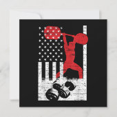 アメリカオリンピック重量挙げ 招待状 (正面)