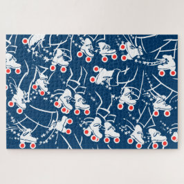 アメリカオンホイールズ – スケートで滑るジグソーパズル ジグソーパズル