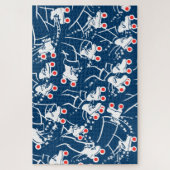 アメリカオンホイールズ – スケートで滑るジグソーパズル ジグソーパズル (縦)