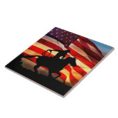 アメリカカウボーイアートタイル タイル (側面)