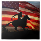 アメリカカウボーイカントリーウェスタンホース タイル (正面)