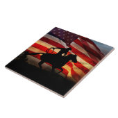 アメリカカウボーイカントリーウェスタンホース タイル (側面)