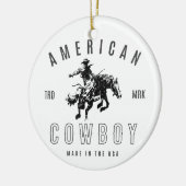 アメリカカウボーイ – アメリカ製 セラミックオーナメント (左)