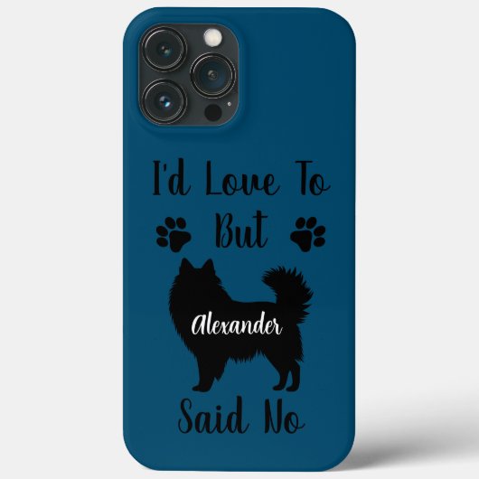 アメリカカスタマイズ人のエスキモーがノーと言ってくれたなら喜ぶ Case-Mate iPhoneケース (裏面)