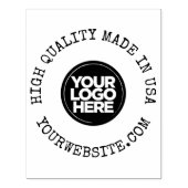 アメリカカスタムで作られた大型ビジネスロゴ ラバースタンプ (インプリント)