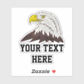 アメリカカスタムのハゲの頭のロゴのビニールのシール シール (シート)